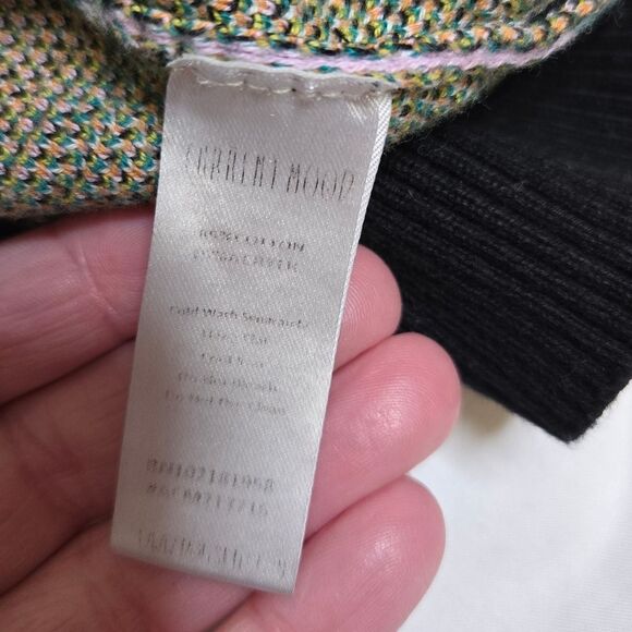 DOLLS KILL‎ Current Mood get lost sunset oversized intarsia knit sweater S - Picture 6 of 8